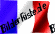 Bandiera francese al vento