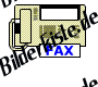 Bromaschinen: Telekommunikation - Faxgert (animiertes GIF)