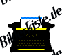 Bromaschinen: Schreibaschinen - elektrische Schreibmaschine (animiertes GIF)