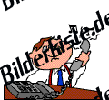 Office: Employee - telephone (animated GIF)
