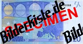 Bill 20 Euro reverse