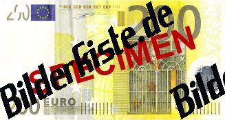 Banconota da 200 euro, parte anteriore