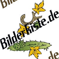 Herbst: Kastanien am Boden