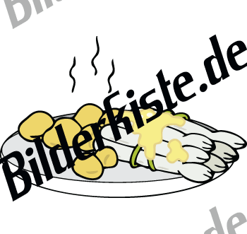 Spargel mit Kartoffeln und Rahmsoe