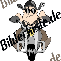 Biker on his machine