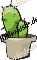 Kaktus in einer Vase