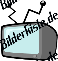 Fernseher mit Antenne drauf