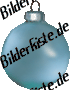 Weihnachten: Christbaumkugel - blau (nicht animiert)