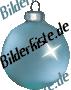 Christmas: Glitter ball - blue (animated GIF)