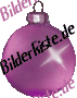 Christmas: Glitter ball - pink (animated GIF)