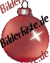 Weihnachten: Christbaumkugel - rot (animiertes GIF)
