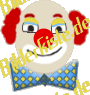 Mardi Gras: Clown with bow tie (not animated)