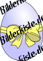 Ostern: Osterei - Ei mit Schleife lila (nicht animiert)