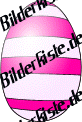 Ostern: Osterei - gestreiftes Ei lila/rosa (nicht animiert)