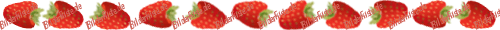 Trennlinie: Erdbeeren (nicht animiert)