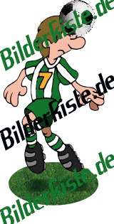 Football: Header on turf (green_white jersey) (not animated)