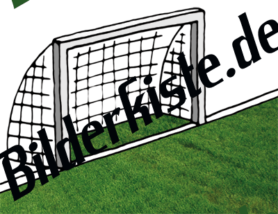 Football: Goal on turf (not animated)