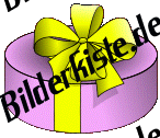 Geburtstag: Geschenke - Geschenk violet  (nicht animiert)