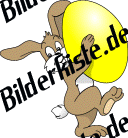 Ostern: Hase - trgt Osterei (gelb) (nicht animiert)