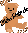 Spielsachen: Kuscheltier - Teddybr winkt (animiertes GIF)