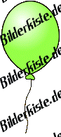 Baloons: Baloon - single green (not animated)
