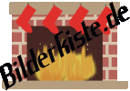 Weihnachten: Nikolaustag - Kamin (animiertes GIF)