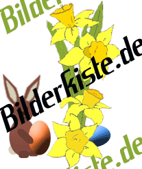 Ostern: Hase versteckt Ei (nicht animiert)