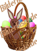 Ostern: Osterkorb - mit Hase 2 (nicht animiert)