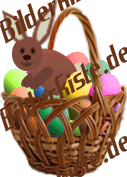 Easter: Easter basket - with bunny 5 (not animated)