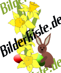 Ostern: Hase versteckt Ei - rechte Seite (nicht animiert)