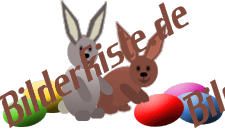 Easter: Bunnies with easter-eggs 2 (not animated)