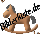 Toys: wooden toys - rocking horse (animated GIF)