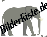 Tiere: Elfanten - Elefant spritzt (animiertes GIF)