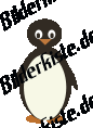Tiere: Pinguine - Pinguin watschelt (animiertes GIF)