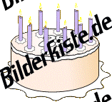 Birthday: Cakes - with candles 2 (not animated)