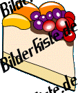 Geburtstag: Torten - Stck Torte 6 mit Obst (nicht animiert)