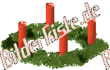 Christmas: Advent wreath - 0 candles burn (not animated)