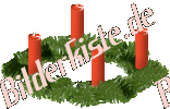 Weihnachten: Adventskranz - 0 Kerzen brennen (nicht animiert)