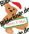 Weihnachten: Teddy - Merry X-Mas (nicht animiert)