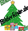 Weihnachten: Weihnachtsbaum - mit Geschenken (animiertes GIF)