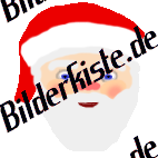 Weihnachten: Weihnachtsmann Kopf  (nicht animiert)