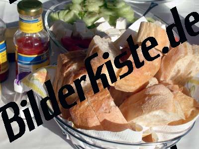 Brotkorb beim Grillen