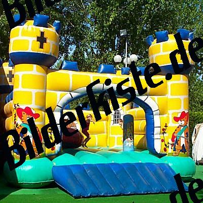 Bouncy castle/moonwalk with a child