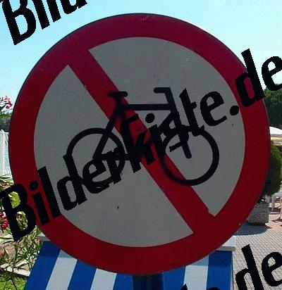 Fahrraeder verboten