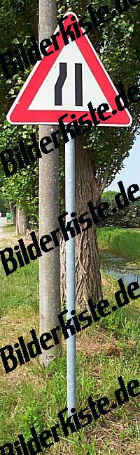 Strassen- Verengung