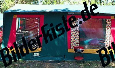 Campingzelt mit Grill