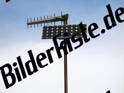 Antenne mit Solarzellen