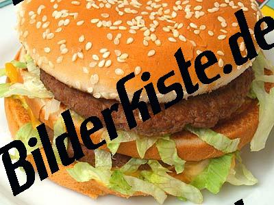 Hamburger in Groaufnahme