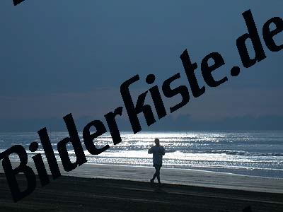 Jogger am Strand