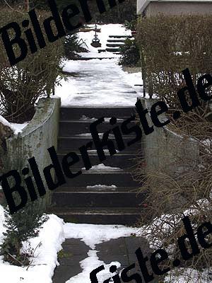 Treppe im Winter